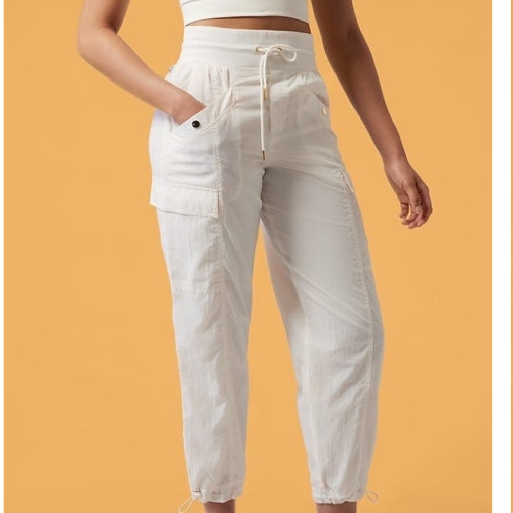 ATHLETA X KEYS HIGH WAIST UTILITY PANT 4